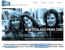 Tablet Screenshot of 36caracteres.net